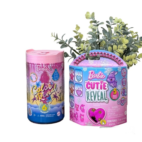 Barbie Color Reveal Sand &Sun Series Chelsea Surprise Doll/Cutie Reveal Purse - Picture 1 of 8